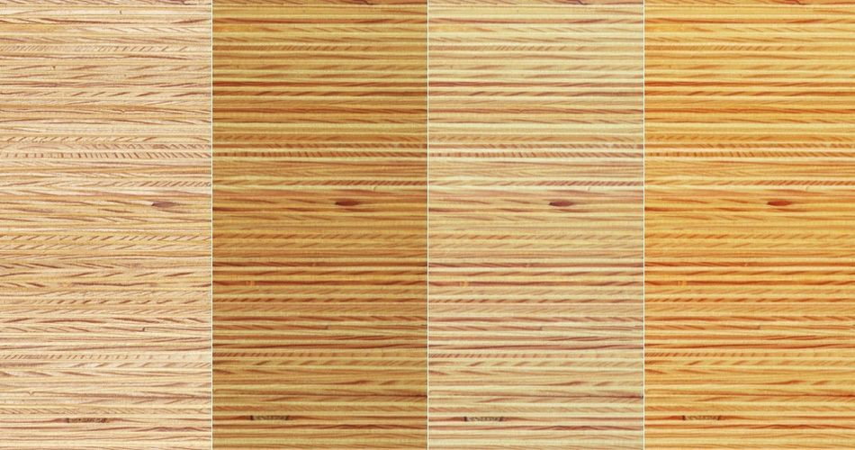 Plexwood® Pino con composiciones múltiples, una combinación de acabados sobre este tipo de madera